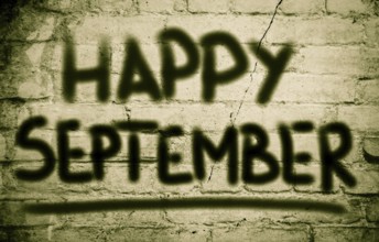 Happy September Concept