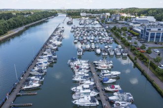 The Bergkamen marina is the largest yacht harbor in North Rhine-Westphalia. The marina was built on