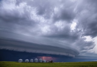 Prairie Storm Clouds in Saskatchewan Canada Rural