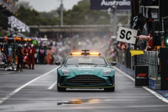 Aston Martin safety car at the 2025 Australian Grand Prix at Albert Park in Melbourne, Australia,