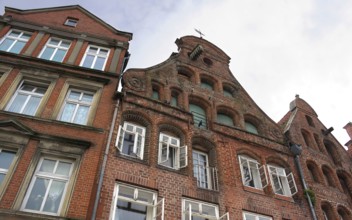 The Hanseatic city of Lüneburg, made rich by its salt, blends brick Gothic with brick Renaissance.