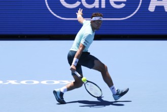 MELBOURNE, AUSTRALIA, JANUARY 11: Casper Ruud of Norway playing against Jannik Sinner of Italy on