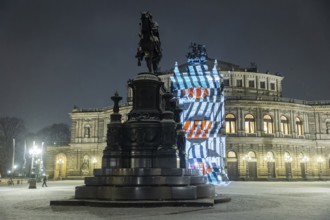 On 13 and 14 February 1945, Dresden was heavily destroyed in three Allied bombing raids. Every