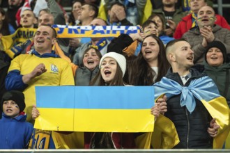 WROCLAW, POLAND - MARCH 26, 2024: Qualifications for UEFA Euro 2024. Final play-off match Ukraine -