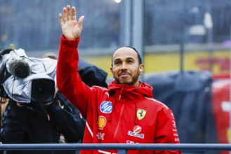 MELBOURNE, AUSTRALIA - MARCH 16: Lewis Hamilton of Great Britain and Scuderia Ferrari during the