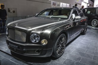 FRANKFURT - SEPT 2015: Bentley Mulsanne Startech presented at IAA International Motor Show on