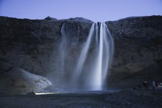 Seljalandsfoss of the waterfall Iceland. Shooting Location: Iceland, Reykjavik