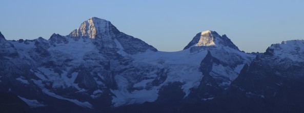 Breithorn and Tschingelhorn at sunrise
