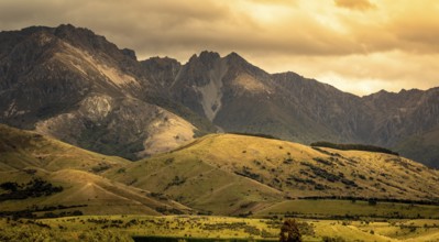 An image of a mountain view in New Zealand