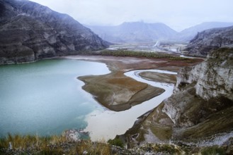 Beauty of Alpine lakes set among rocks and gorges