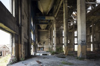 Details of an old abandoned factory