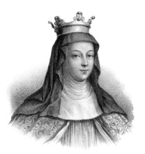Saint Balthild of Ascania, c. 626-680, also called Bathilda, Baudour, or Bauthieult, Bathilde von