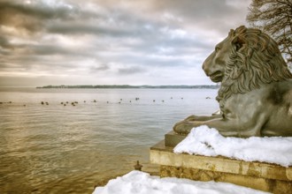 An image of the lions at Tutzing Bavaria Germany