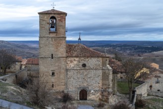 The church and Museum of Holy Trinity in the historic town of Atienza in Guadalajara, Spain.