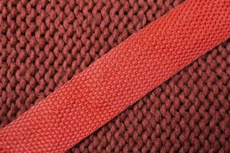 Fabric woven canvas texture close up