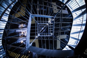 Spiral staircase of image. Shooting Location: Sendai, Miyagi Prefecture