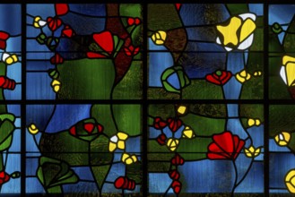 Built 1954-1955 by Gottfried Böhm, windows on the east side