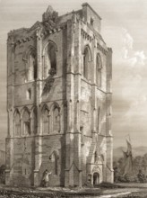 Cambuskenneth Abbey, a ruined Augustinian monastery, near Stirling, Scotland, United Kingdom,