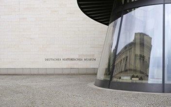 Berlin, German Historical Museum with conical prefabricated staircase