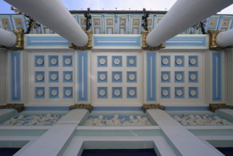 Ceiling, terrace, Otto Wagner Villa, Ernst Fuchs Museum, Vienna, Austria, Europe
