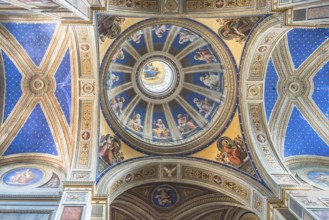 Dome of the church of St Agostino in Campo Marzio near Piazza Navona in Rome