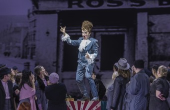 BERLIN, Germany - November 2024: Sweeney Todd (The Demon Barber of Fleet Street) - A musical