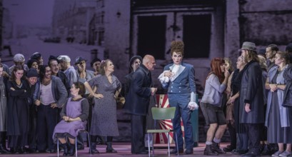 BERLIN, Germany - November 2024: Sweeney Todd (The Demon Barber of Fleet Street) - A musical