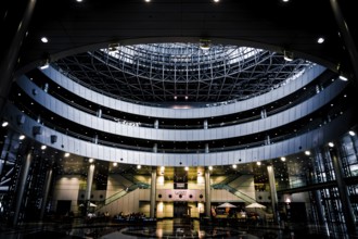 Modern architecture (telecom center). Shooting Location: Koto -ku, Tokyo