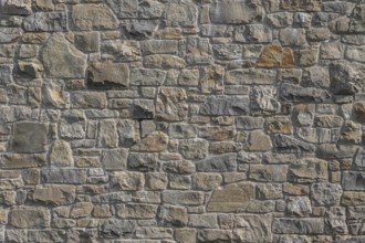 Pattern colorful of modern style design decorative. Real stone wall surface with cement. It can be