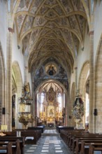 Maria Saal, Provost and Pilgrimage Church of the Assumption of the Virgin Mary, view to the east