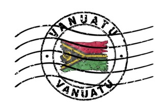 Vanuatu Passport Stamp Flag Travel Document Symbol