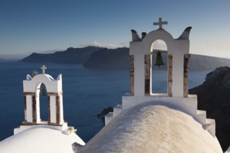 Village of Oia, Santorini Cyclades islands, Greece, Europe