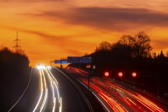BAB A4 motorway near Dresden, Dresden, Saxony, Germany, Europe