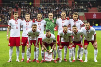 WARSAW, POLAND - MARCH 21, 2025: Qualifications for FIFA World Championship 2026. Match Poland -