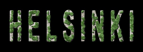Helsinki Reforestation and Biophilia, Helsinki Green Typography