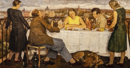 Evening over Postdam, lotte Laserstein, 1930, Berlin, Federal Republic of Germany
