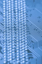 Microchip close up background for technology design