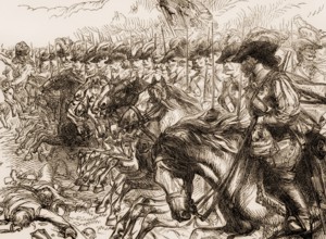 Scene from the Battle of Landen or Neerwinden, 29 July 1693, Nine Years' War, From British Battles