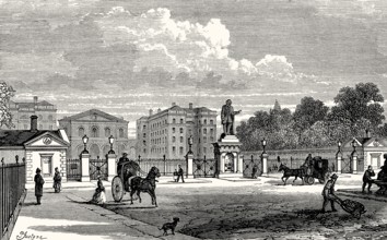 The Foundling Hospital, 19th century, Bloomsbury, London, England, United Kingdom, Europe