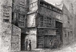 Symson the Printer's House, Cowgate, Edinburgh, Scotland, 18th century