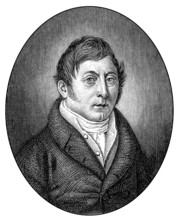 Ernst August Friedrich Klingemann, 1777 - 1831, a German writer, pseudonym Bonaventura, Ernst