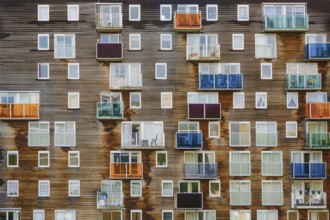A Lot of Different Kinds of Windows on the Same Building Amsterdam, Netherland