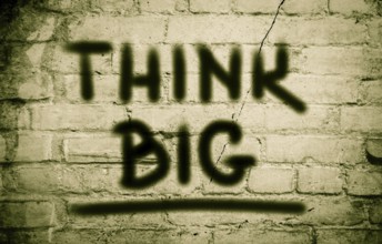 Think Big Concept