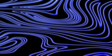 Neon Glow violet lines on a dark background, Glowing background