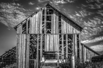 An abandoned barn in Northern California, USA, North America