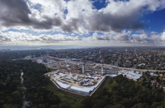 MELBOURNE, AUSTRALIA, JUNE 16 2024: Parts of North East Link under construction in Bulleen,
