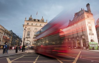 London, England, March 19, 2018: Night scene from the famous London Piccadilly circus square at the