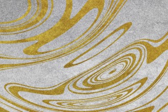 Gold and Silver swirls luxury background, Silver and Gold abstract background