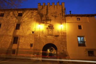 Rubielos de Mora village in Teruel Spain located on Gudar Javalambre Sierra