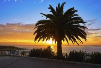 Tarragona Balcony of Europe at sunrise in Catalonia